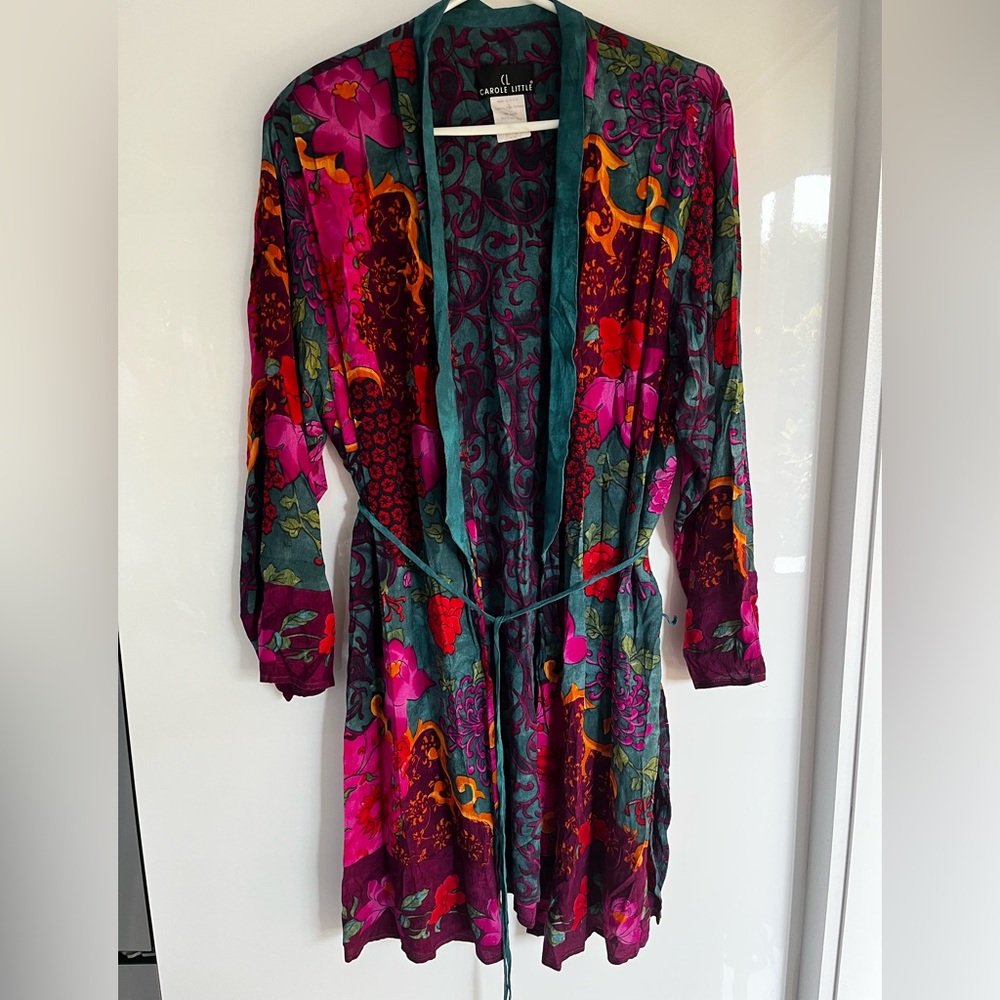 Carole Little Vintage Tunic Top Fabric Made In Germany - Picture 2 of 16